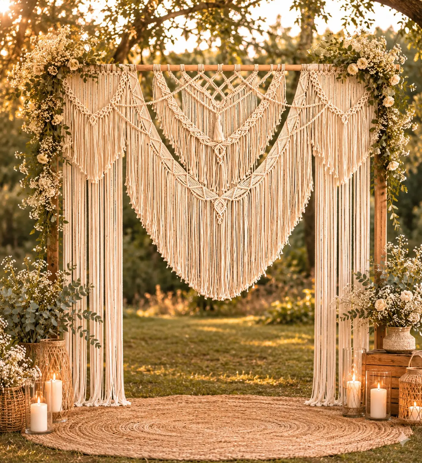 Aegean Vows Backdrop
